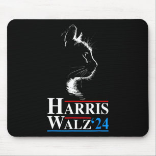 Kamala Harris Wheimer 2024 Cat Funny Vp Vice Presi Mouse Mat