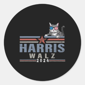 Kamala Harris Wheimer 2024 Harris Waltz 2024 Funny Classic Round Sticker