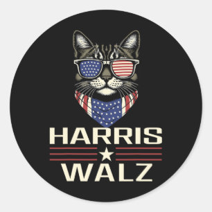 Kamala Harris Wheimer 2024 Harris Waltz Democratic Classic Round Sticker