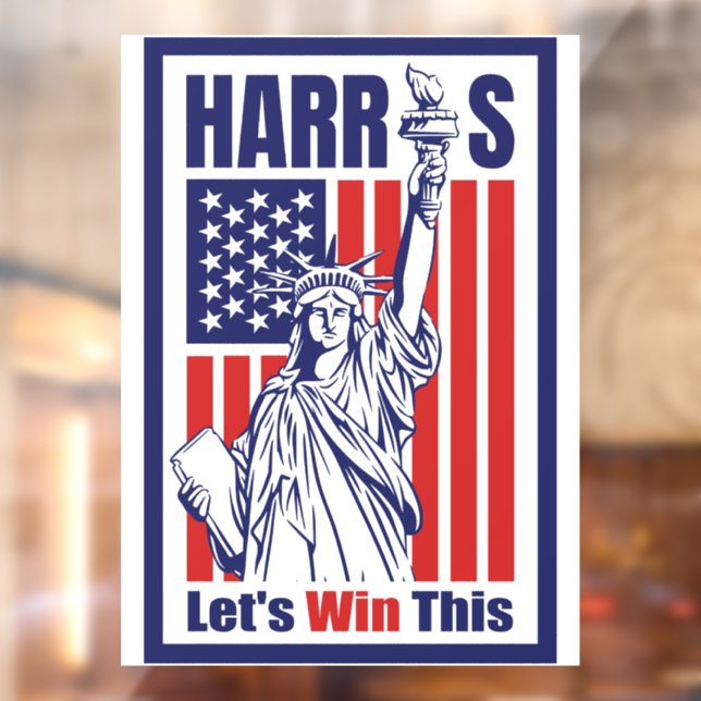 Kamala Harris Window Cling (Sheet 2)