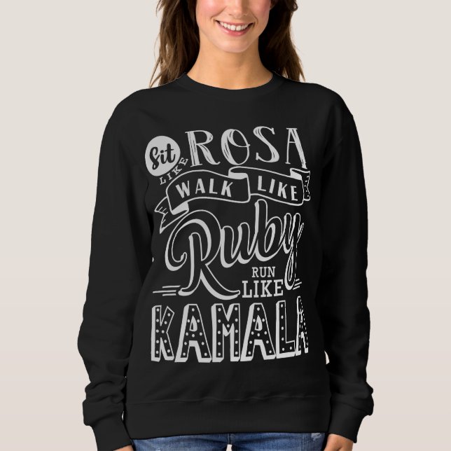 Kamala Harris Women's Empowerment Basic Sweatshirt (Front)