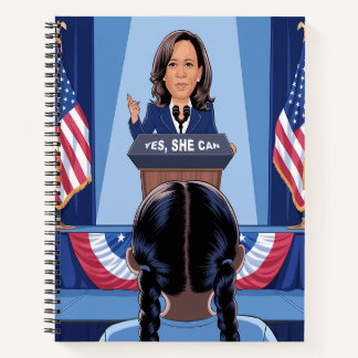 KAMALA HARRIS'S NIECE - Double Sided Notebook