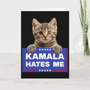 Kamala Hates Me Pro-trump 2024 Conservative Patrio Card