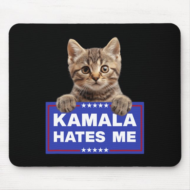 Kamala Hates Me Pro-trump 2024 Conservative Patrio Mouse Mat (Front)