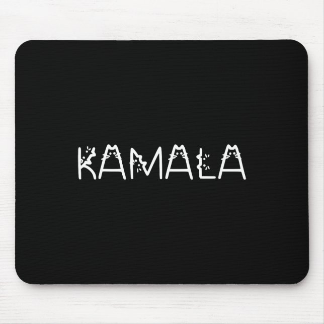 Kamala In Cat Font Kamala Harris Wheimer 2024 Walt Mouse Mat (Front)