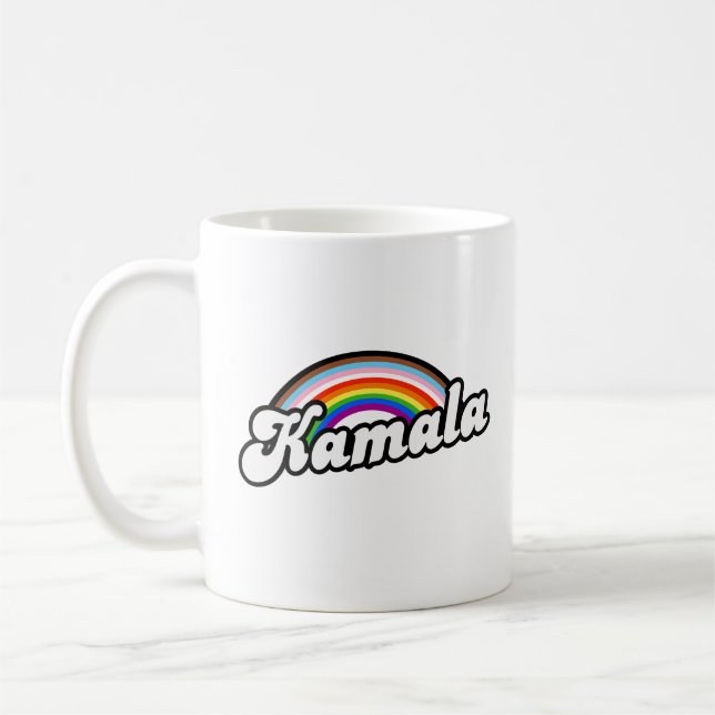 Kamala Inclusive Pride Coffee Mug (Left)