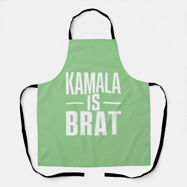 Kamala Is Brat  Apron (Front)