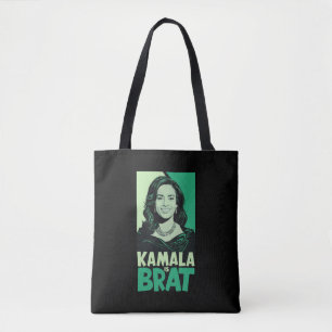 Kamala is Brat Funny Sarcastic Tote Bag