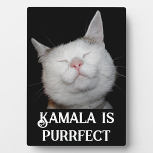 Kamala is Purrfect Plaque