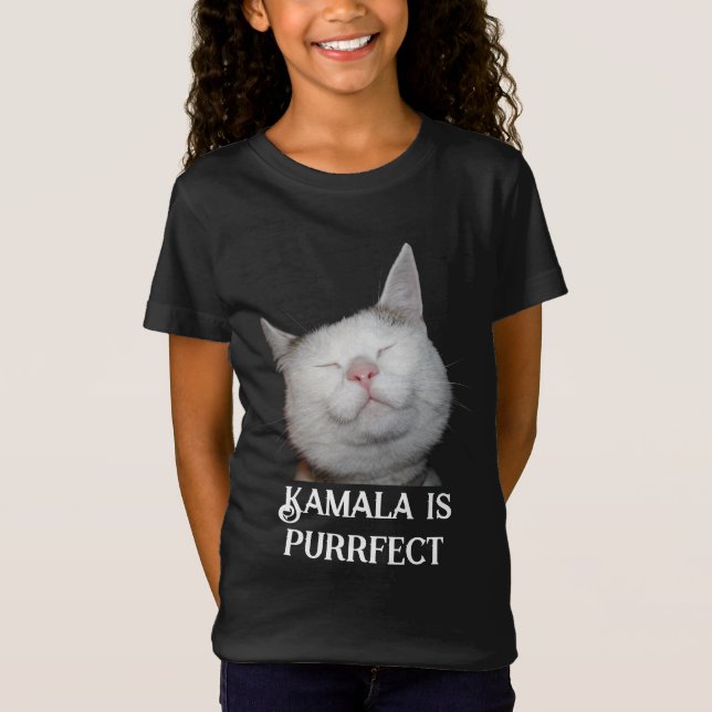 Kamala is Purrfect  T-Shirt (Front)