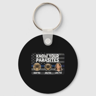 Kamala Know Your Parasites Deer Tick Dog Tick Luna Key Ring