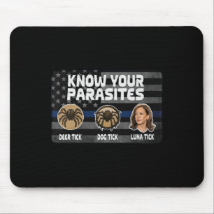 Kamala Know Your Parasites Deer Tick Dog Tick Luna Mouse Mat