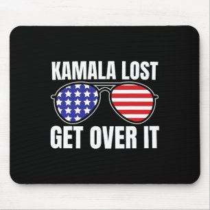 Kamala Lost Get Over It Funny Trump Victory Electi Mouse Mat