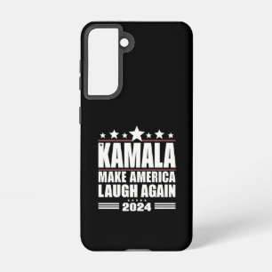 Kamala Make America Laugh Again American Flag 2024 Samsung Galaxy Case