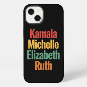 Kamala Michelle Elizabeth Ruth Feminist Political iPhone 13 Case