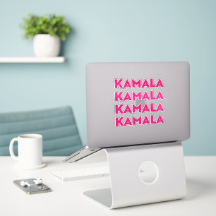 Kamala modern hot pink bold typography four