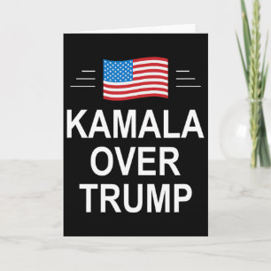 Kamala Over Trump Pro-trump 2024 Conservative Patr Card