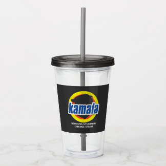 Kamala Removes Stubborn Orange Stains Acrylic Tumbler