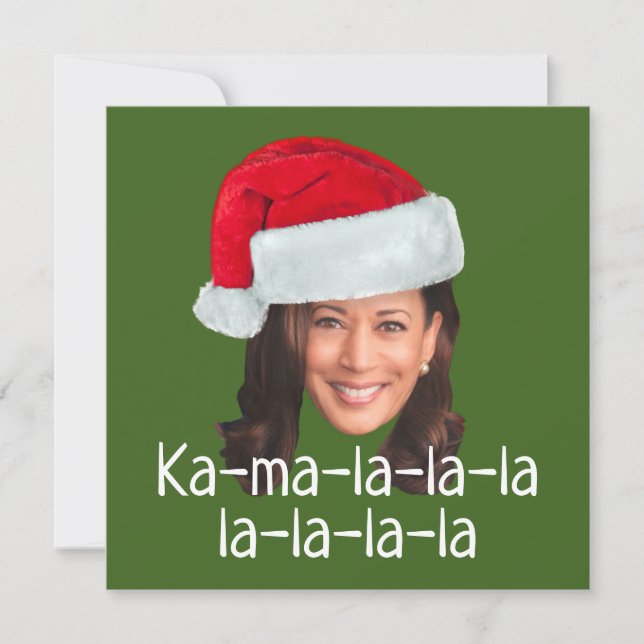 Kamala Santa Hat - Harris 2024 funny holiday (Front)
