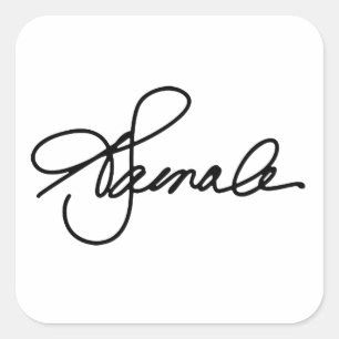 KAMALA Signature Square Sticker