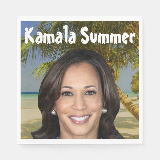 Kamala Summer 2024 Napkin (Front)