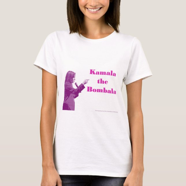 Kamala the Bombala, Purple T-Shirt (Front)