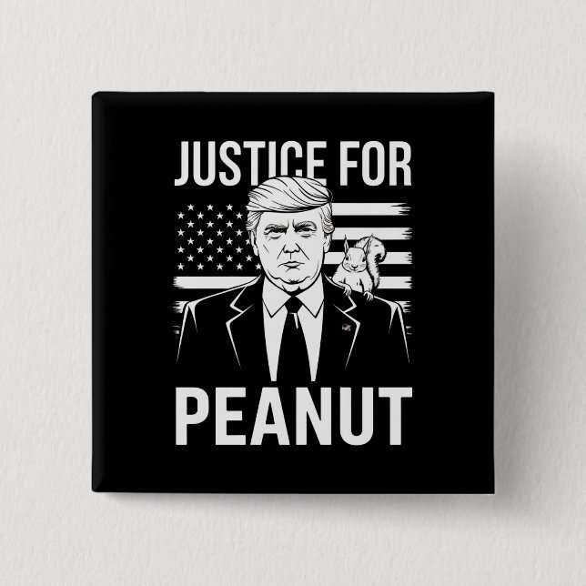 Kamala Trump 2024 Election I Didn't Vote For Him  15 Cm Square Badge (Front)