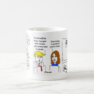 KAMALA TRUMP CARTOONS MUG