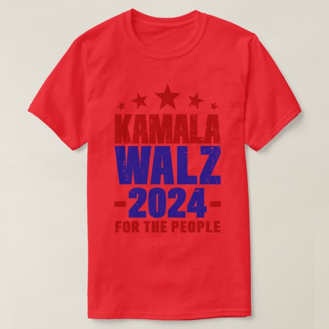 Kamala Walz 2024 1 T-Shirt (Design Front)