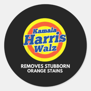 Kamala Walz 2024 President Kamala-harris  Classic Round Sticker