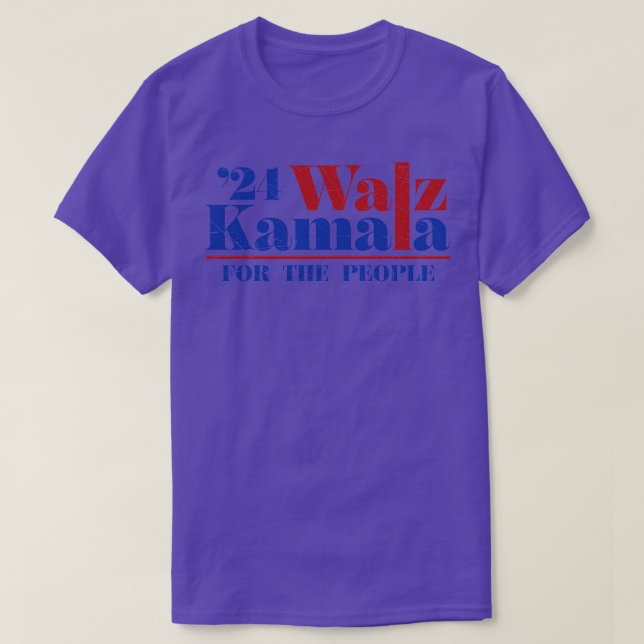 Kamala Walz 2024 T-Shirt (Design Front)