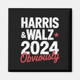 Kamala Walz Obviously 2024 Harris Waltz 2024  Magnet