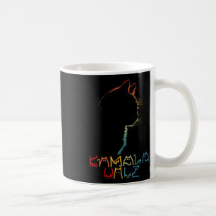 Kamala Wheimer Lettering Positive Funny Cat Lady  Coffee Mug
