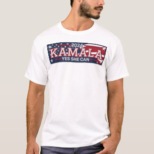 KAMALA "YES SHE CAN" Men's T-Shirt