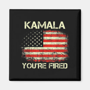 Kamala You're Fired Funny Anti Kamala Harris Elect Magnet
