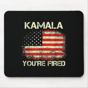 Kamala You're Fired Funny Anti Kamala Harris Elect Mouse Mat