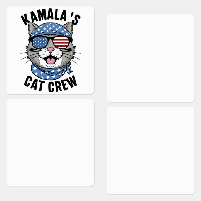 Kamala's Cat Crew Election Cat Lady Gift  (Group)