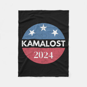 Kamalost Kamala Lost 2024 Election Trump Won 47th Fleece Blanket