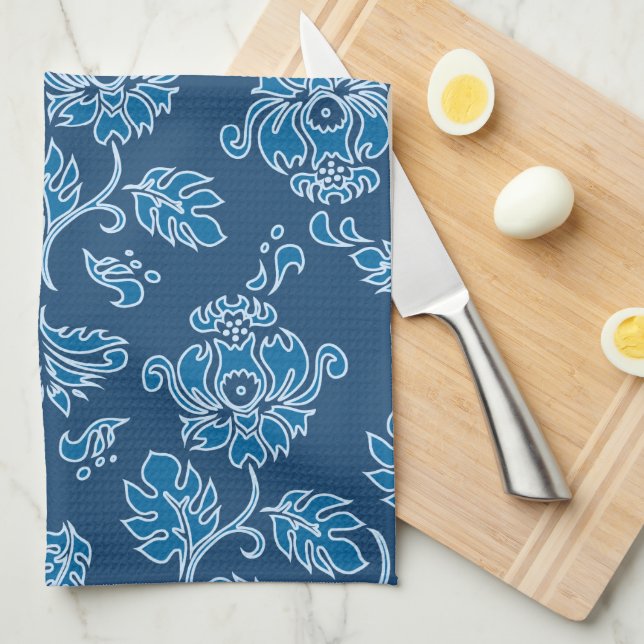 Kamaole Hawaii Tropical Floral Kitchen Towel (Quarter Fold)