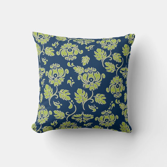 Kamaole Hawaii Tropical Floral Square Pillows (Front)