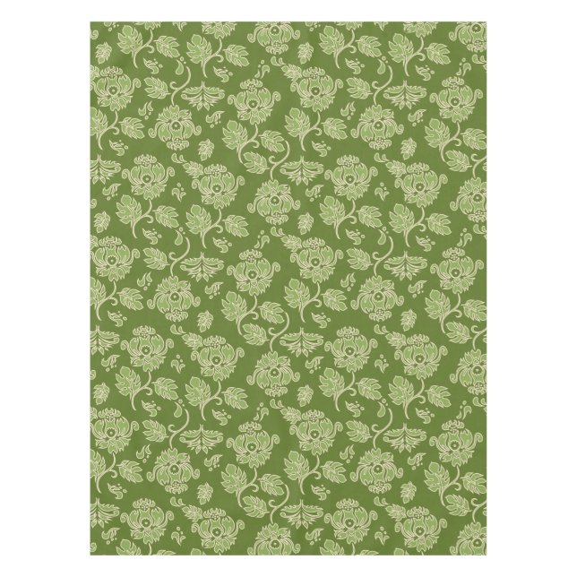 Kamaole Hawaiian Protea Tropical Floral Tablecloth (Front)