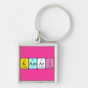 Kamari periodic table name keyring