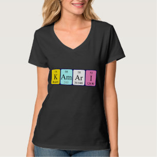 Kamari periodic table name shirt