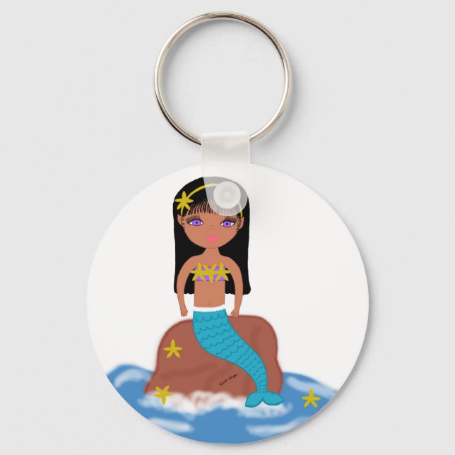 Kamaria the Mermaid Keychain (Front)