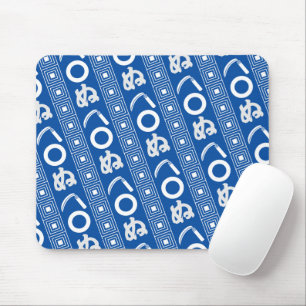 Kamawanu Edo-Style Graphic Pattern Mouse Mat