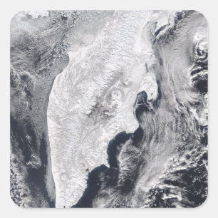 Kamchatka Peninsula, Eastern Russia Square Sticker