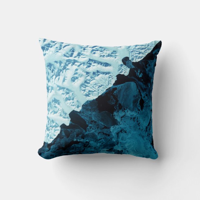 Kamchatka Peninsula Satellite Pillow (Front)