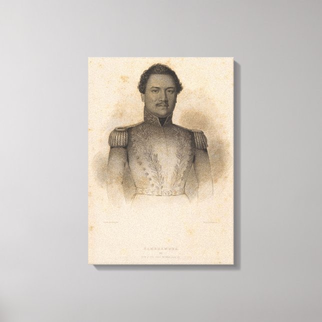 Kamehameha, Hawaii Canvas Print (Front)