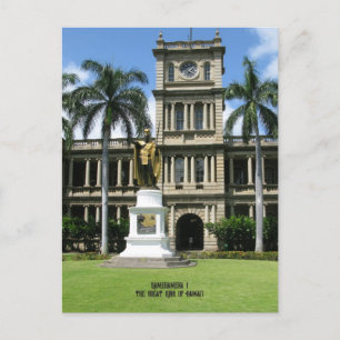 Kamehameha the Great King of Hawaii Postcard