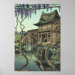 Kameido shin hanga japanese scenery poster